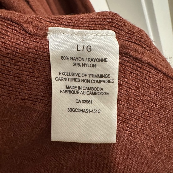 Denver Hayes | Women’s Brown Long Sleeve Open Cardigan Size Large - Picture 8 of 8